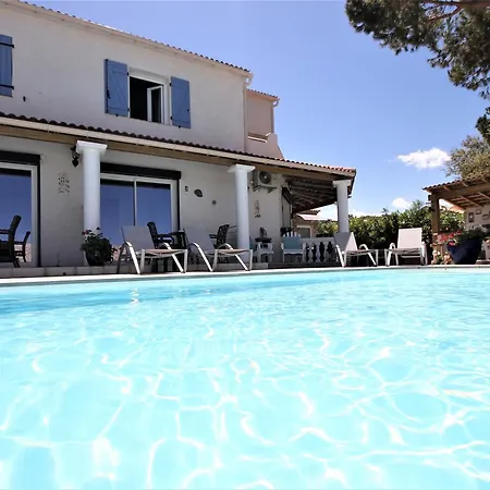 Bleu Azur Piscine Chauffee דירה סן פלורן