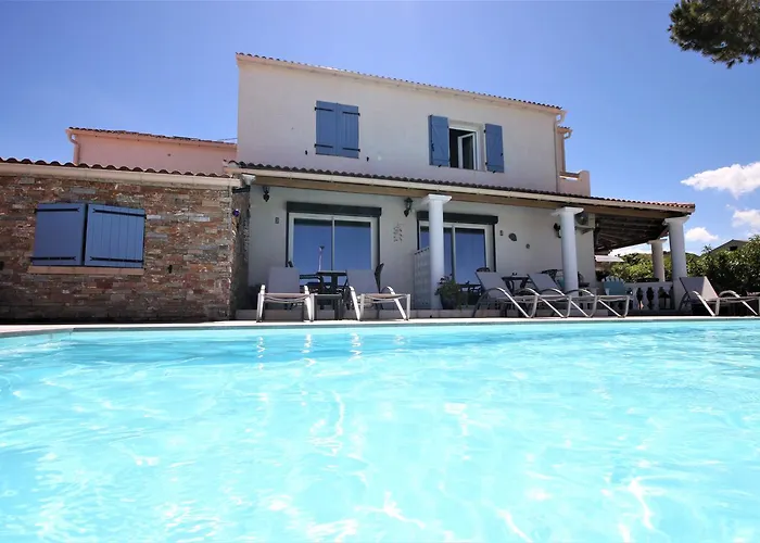 Bleu Azur Piscine Chauffee Lägenhet Saint-Florent (Corsica)